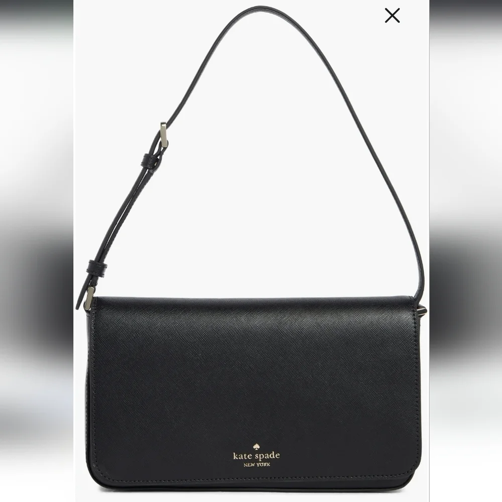 🎉HP🎉 Kate Spade NWT Staci Saffiano Leather Shoulder Bag - Picture 1 of 15